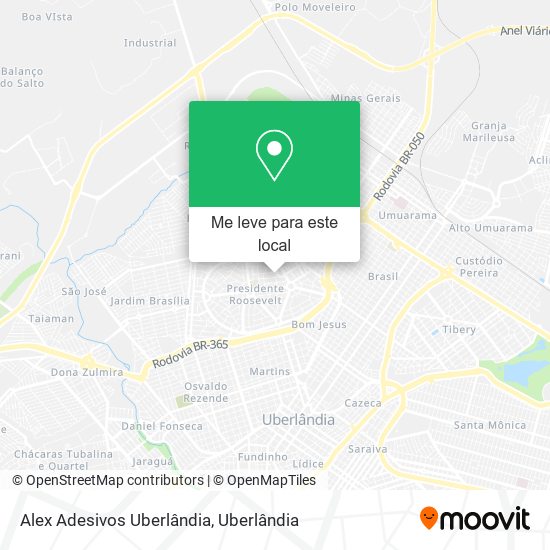 Alex Adesivos Uberlândia mapa