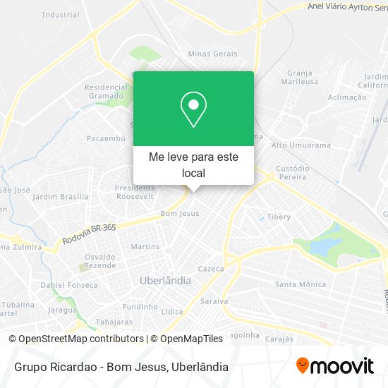 Grupo Ricardao - Bom Jesus mapa