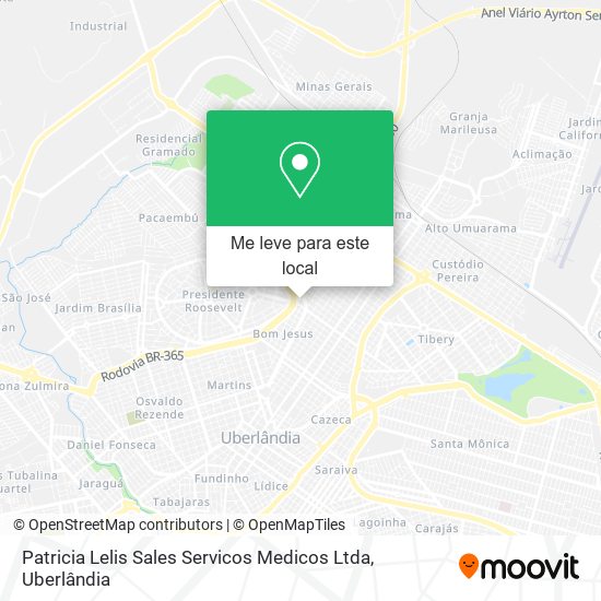 Patricia Lelis Sales Servicos Medicos Ltda mapa