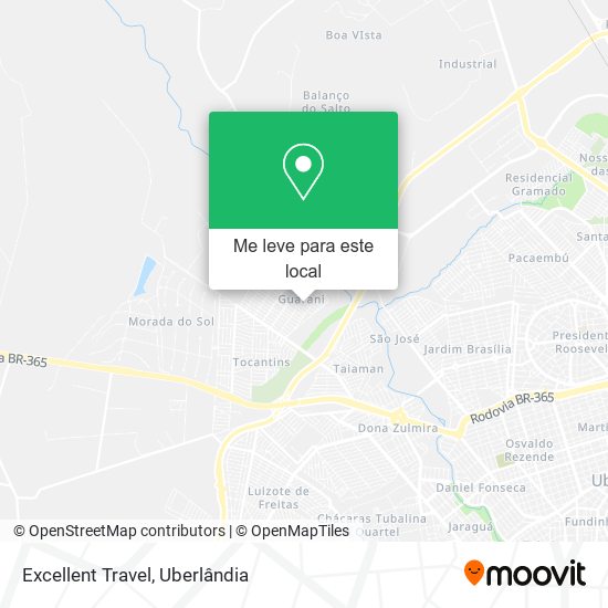Excellent Travel mapa
