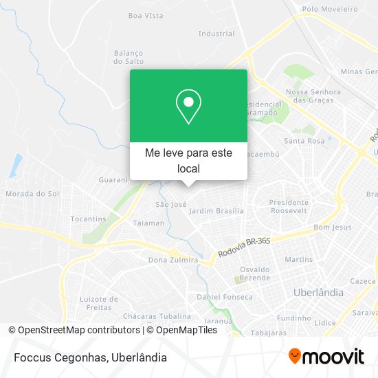 Foccus Cegonhas mapa