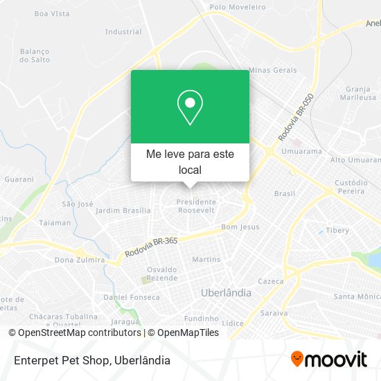 Enterpet Pet Shop mapa