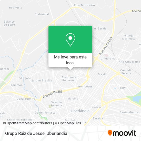 Grupo Raiz de Jesse mapa