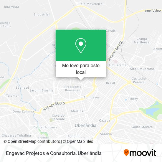Engevac Projetos e Consultoria mapa