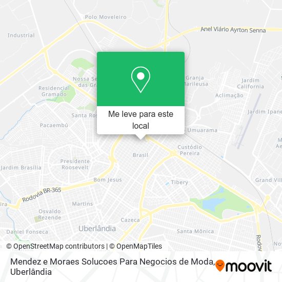 Mendez e Moraes Solucoes Para Negocios de Moda mapa