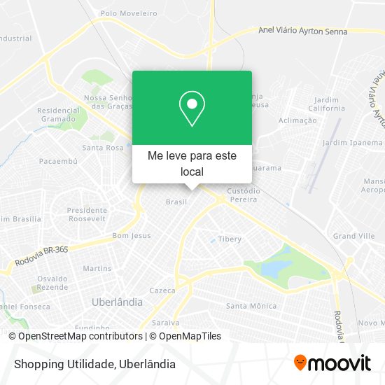 Shopping Utilidade mapa