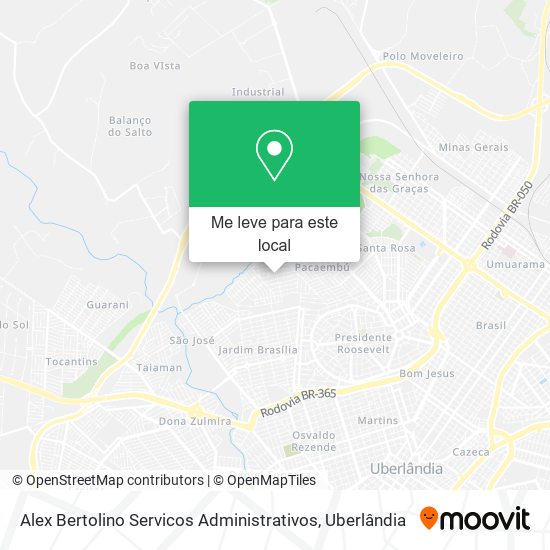 Alex Bertolino Servicos Administrativos mapa