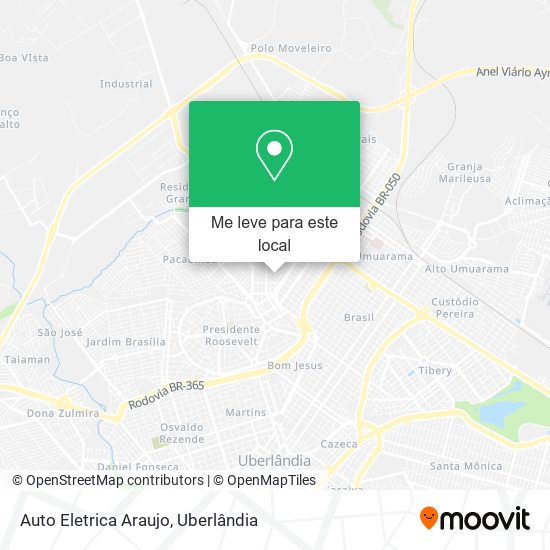 Auto Eletrica Araujo mapa