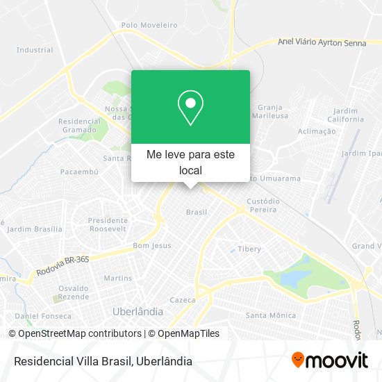 Residencial Villa Brasil mapa