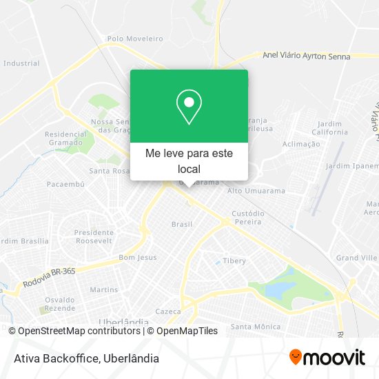 Ativa Backoffice mapa