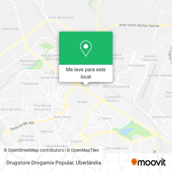Drugstore Drogamix Popular mapa