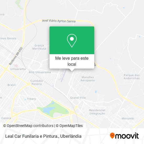 Leal Car Funilaria e Pintura. mapa
