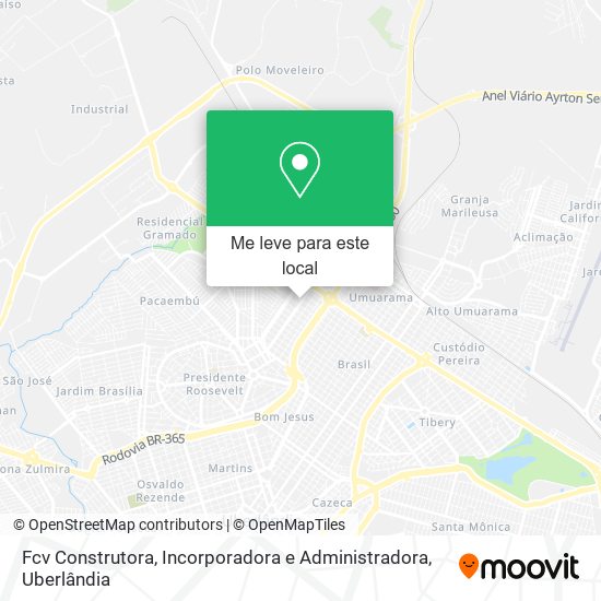 Fcv Construtora, Incorporadora e Administradora mapa