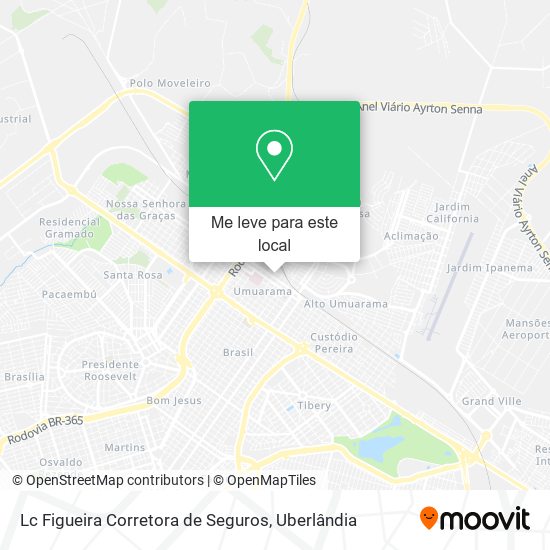 Lc Figueira Corretora de Seguros mapa