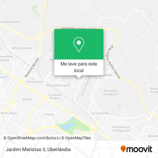 Jardim Maristas II mapa