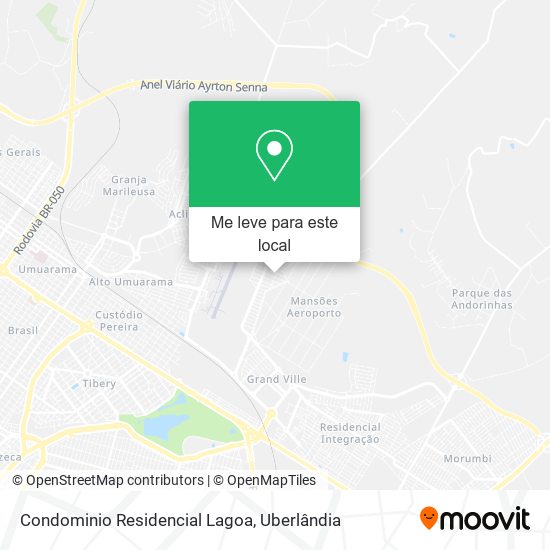 Condominio Residencial Lagoa mapa