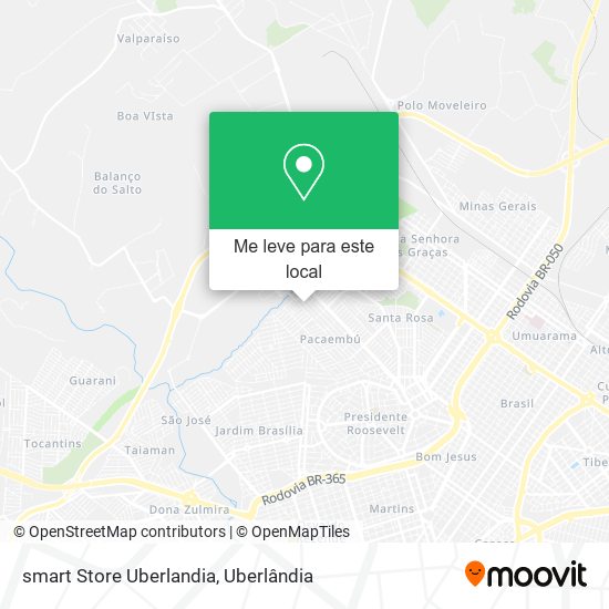 smart Store Uberlandia mapa