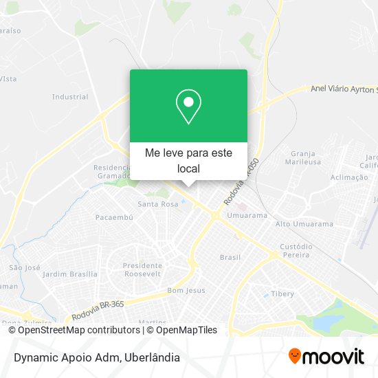 Dynamic Apoio Adm mapa