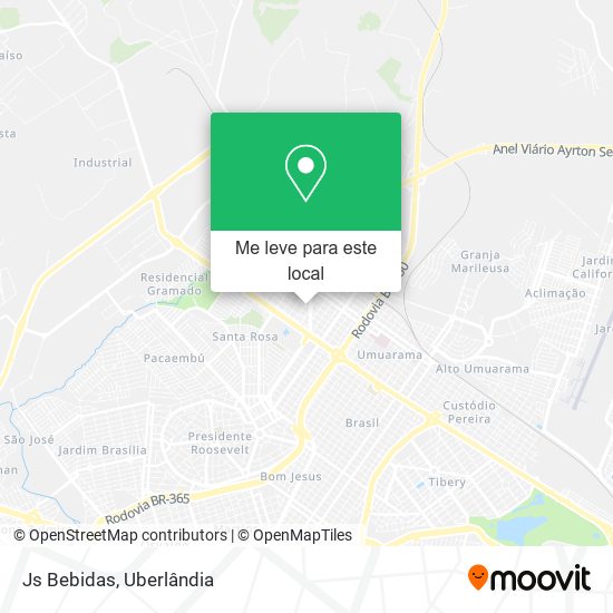 Js Bebidas mapa