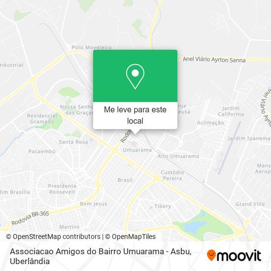 Associacao Amigos do Bairro Umuarama - Asbu mapa