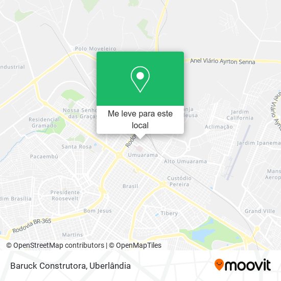 Baruck Construtora mapa