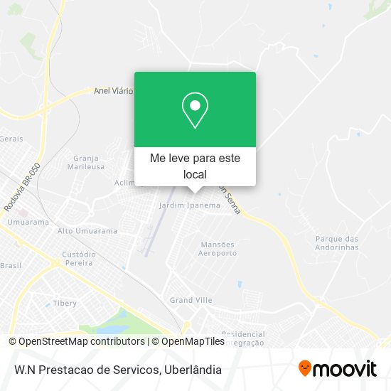 W.N Prestacao de Servicos mapa