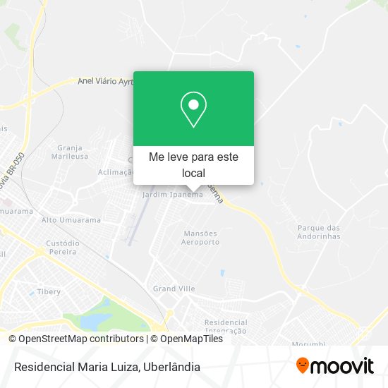 Residencial Maria Luiza mapa