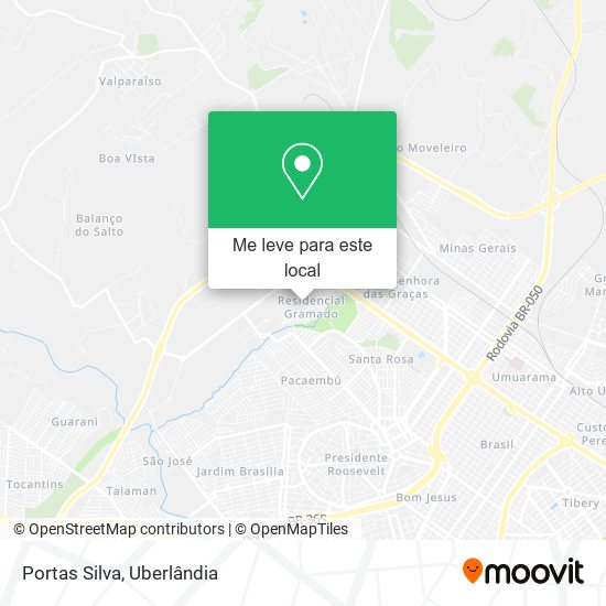 Portas Silva mapa