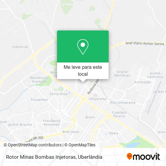 Rotor Minas Bombas Injetoras mapa