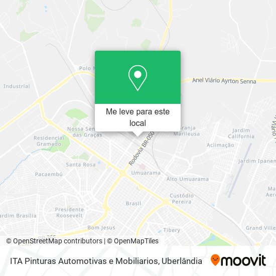 ITA Pinturas Automotivas e Mobiliarios mapa