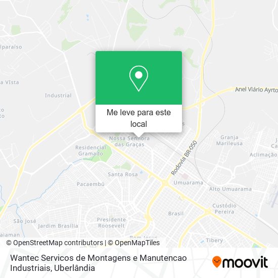 Wantec Servicos de Montagens e Manutencao Industriais mapa