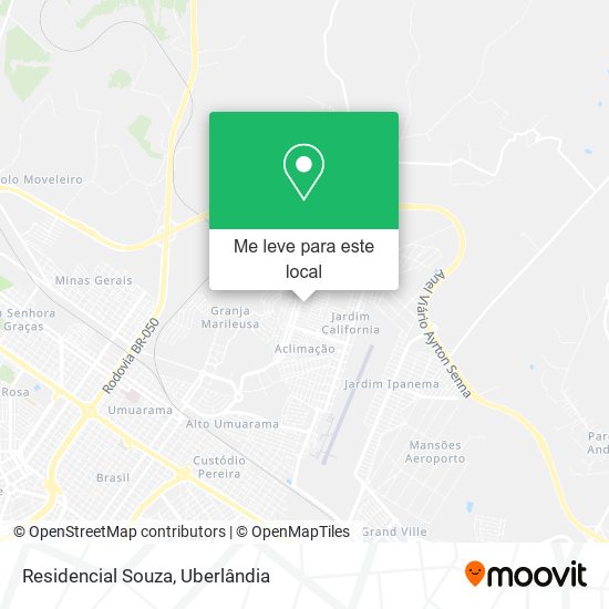 Residencial Souza mapa