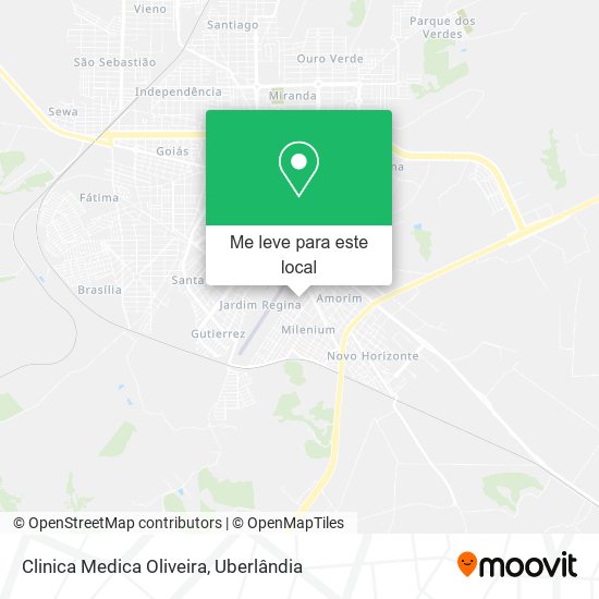 Clinica Medica Oliveira mapa