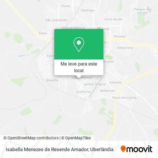 Isabella Menezes de Resende Amador mapa