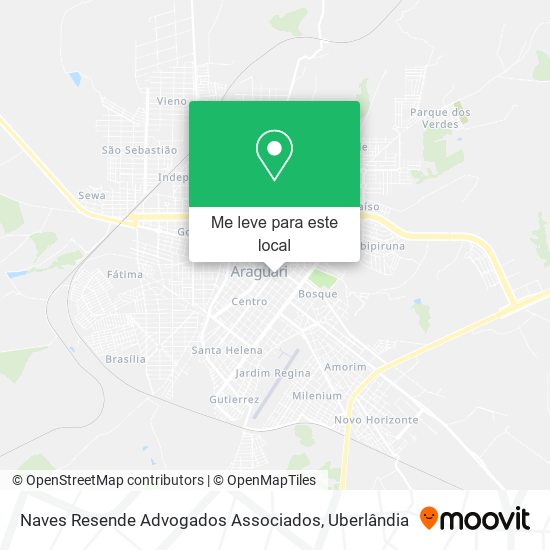 Naves Resende Advogados Associados mapa