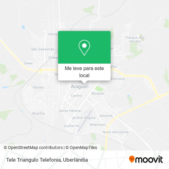 Tele Triangulo Telefonia mapa