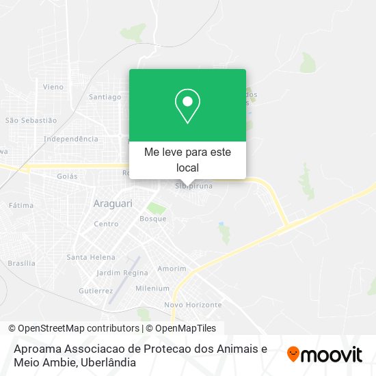 Aproama Associacao de Protecao dos Animais e Meio Ambie mapa