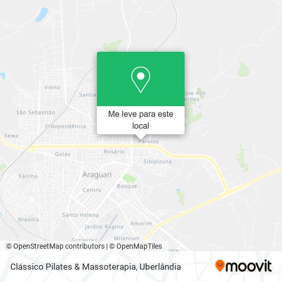 Clássico Pilates & Massoterapia mapa