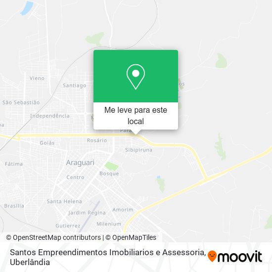 Santos Empreendimentos Imobiliarios e Assessoria mapa
