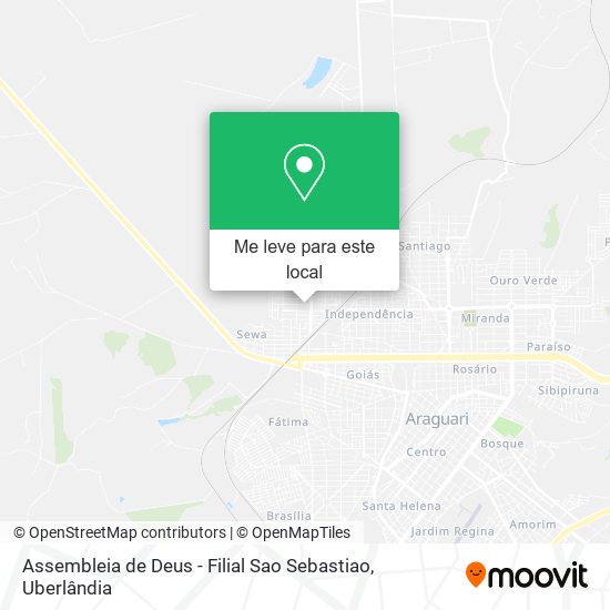 Assembleia de Deus - Filial Sao Sebastiao mapa