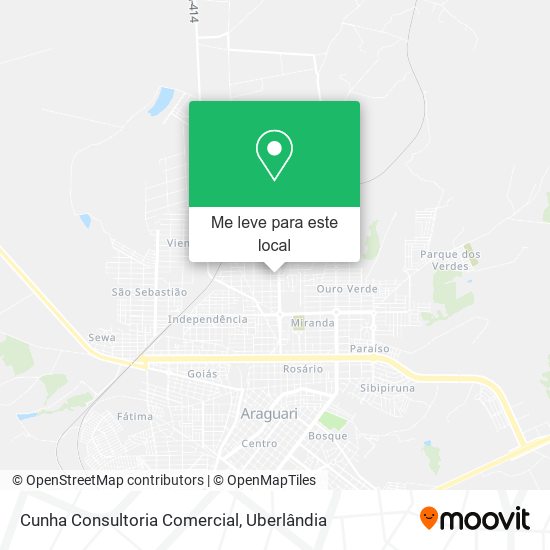 Cunha Consultoria Comercial mapa
