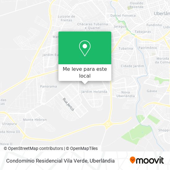 Condomínio Residencial Vila Verde mapa