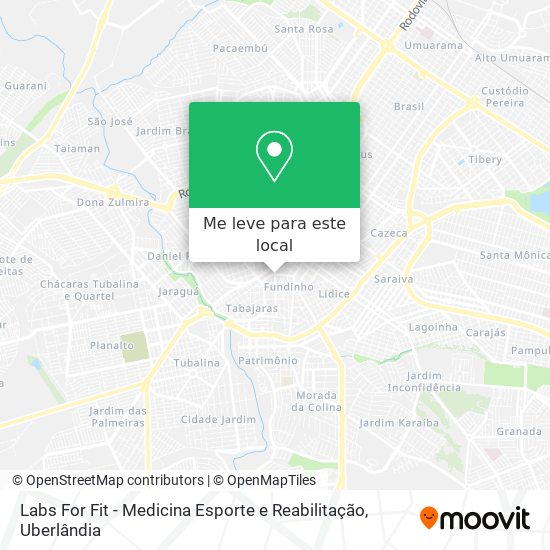 Labs For Fit - Medicina Esporte e Reabilitação mapa