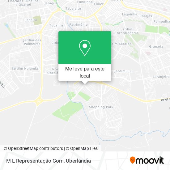 M L Representação Com mapa