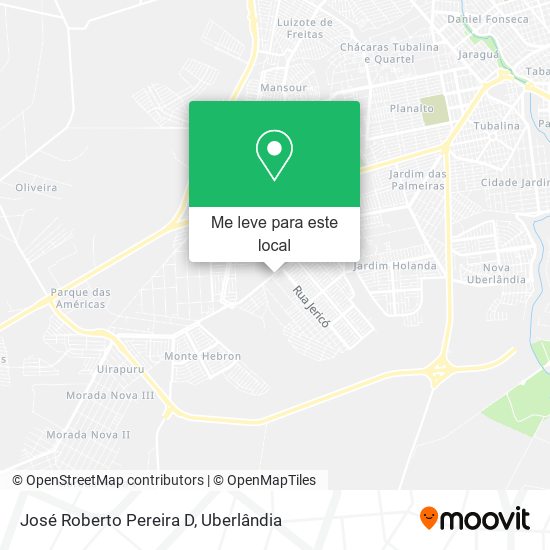 José Roberto Pereira D mapa