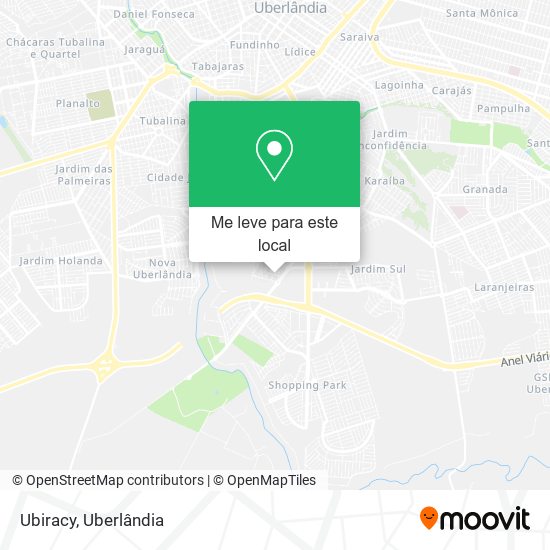 Ubiracy mapa