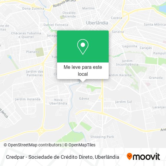 Credpar - Sociedade de Crédito Direto mapa