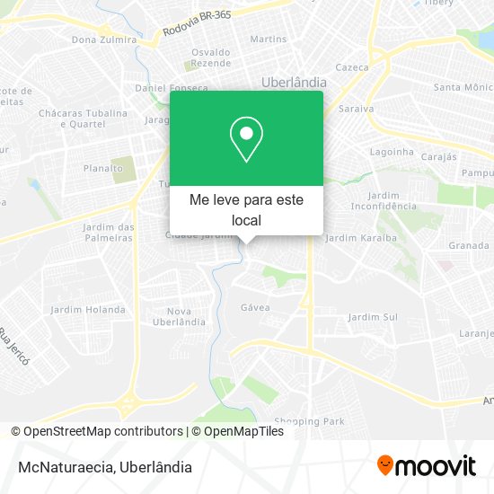 McNaturaecia mapa