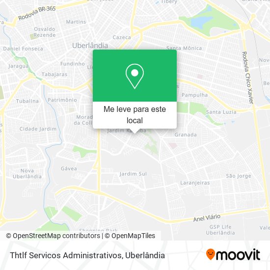 Thtlf Servicos Administrativos mapa
