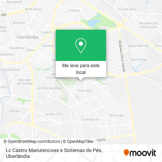 Lc Castro Manutencoes e Sistemas de Pés mapa